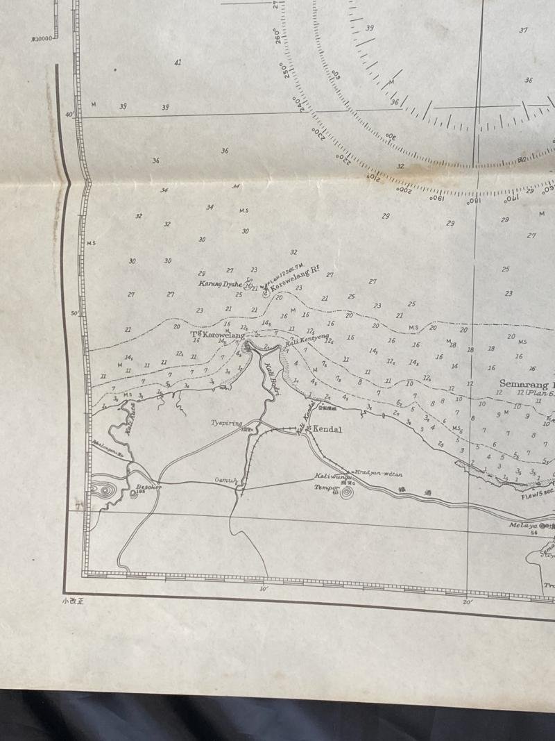 (WAS £45) JAPANESE NO.988 MAP OF KARIMUN DYAWA IS TO TG AWAR AWAR — image 5