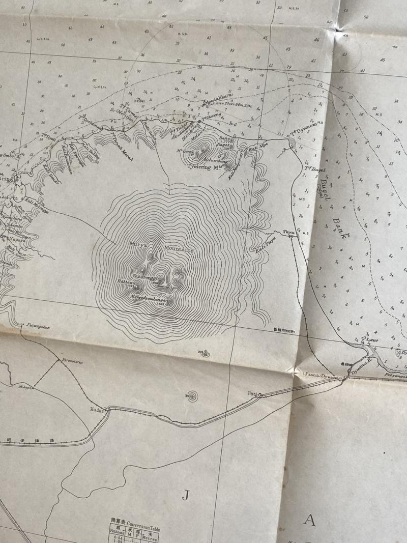 (WAS £45) JAPANESE NO.988 MAP OF KARIMUN DYAWA IS TO TG AWAR AWAR — image 8