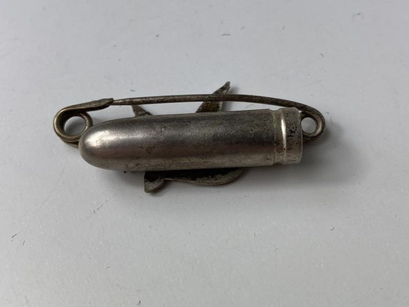TRENCH ART PEACE BROOCH — image 2