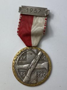 1957 SWITZERLAND SHOOTING FESTIVAL AWARD MEDAL