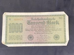 1000 MARK REICHSBANKNOTE