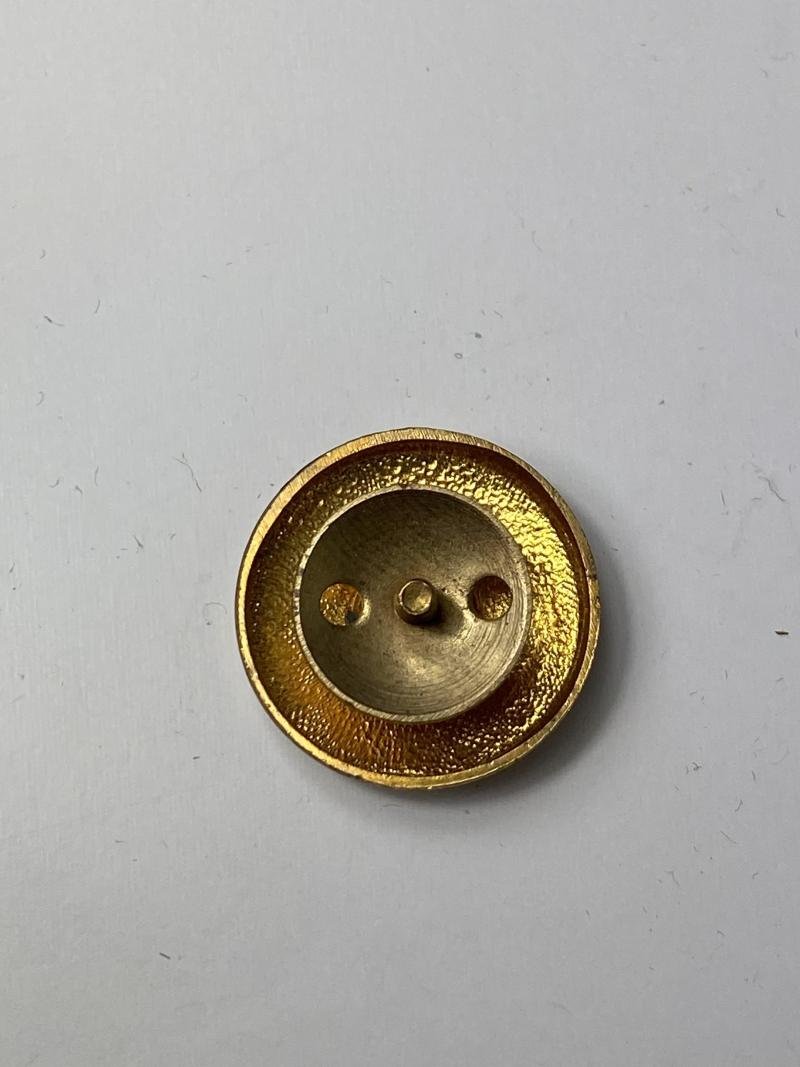 EAST GERMAN NVA KOKARDA GOLD BADGE — image 2