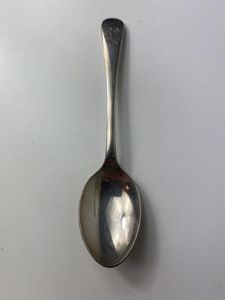 (Was £5) SILVER PLATED SPOON WITH PISTOLS