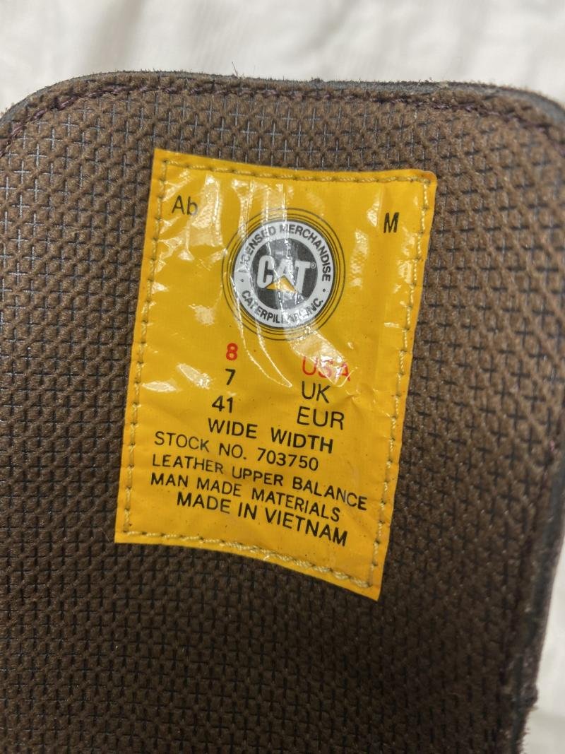 CATERPILLAR LEATHER BOOTS — image 4