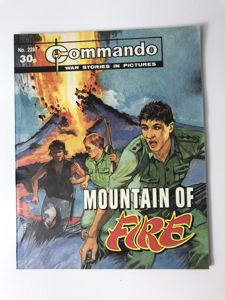 (WAS £5) COMMANDO WAR STORIES IN PICTURES 'MOUNTAIN OF FIRE' …