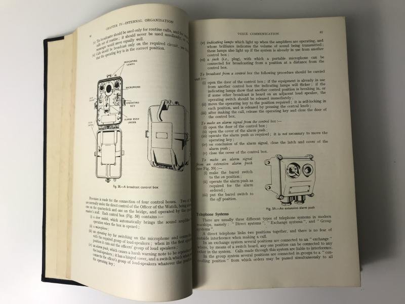 (WAS £12) MANUAL OF SEAMANSHIP VOL.II 1951 ADMIRALTY (HARDCOVER) — image 3