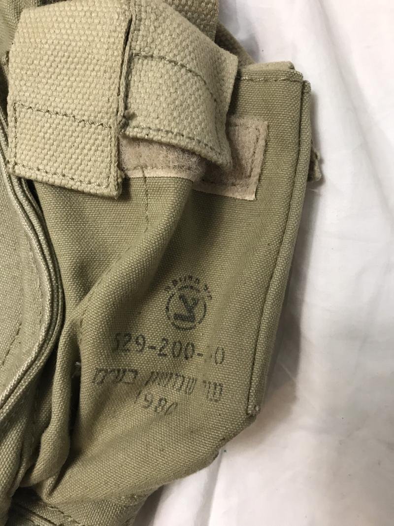 IDF (ISRAEL DEFENSE FORCE) M15A1 GAS MASK BAG — image 5