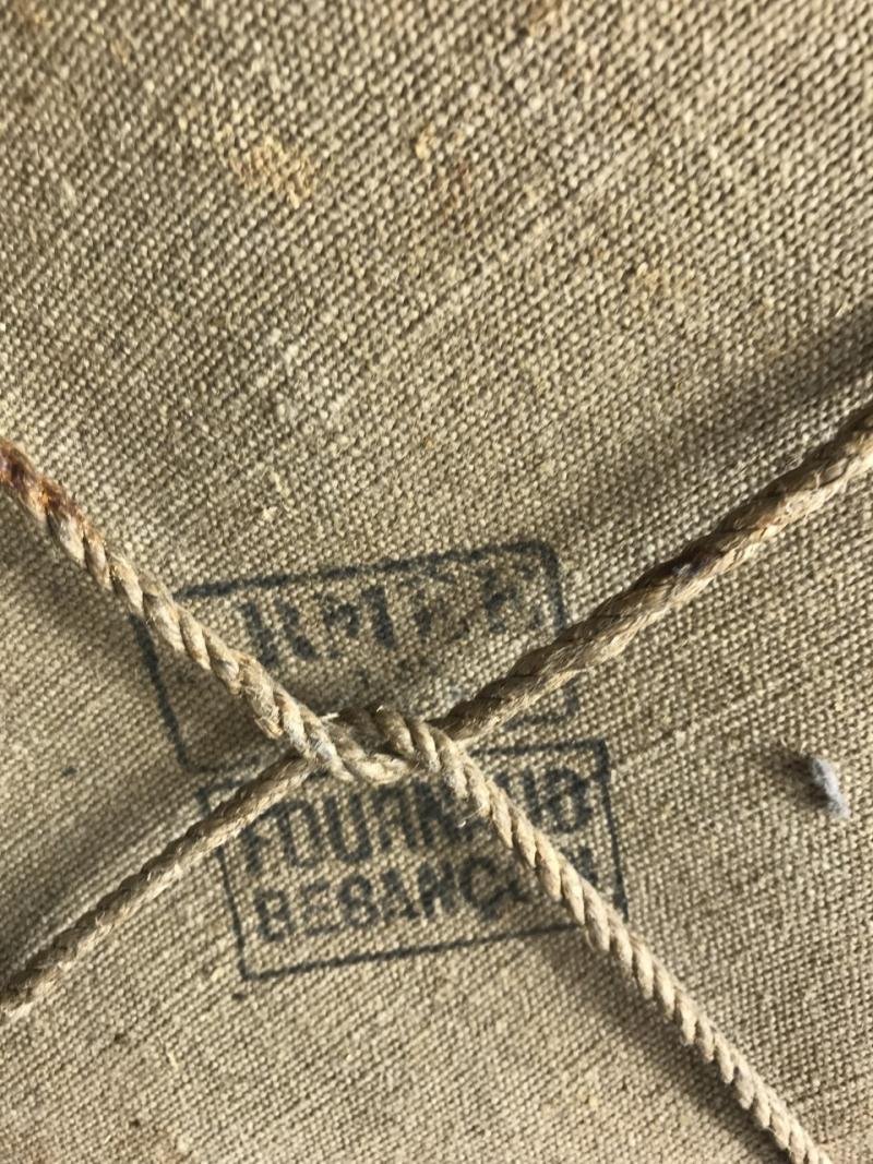 FRENCH ARMY CANVAS COLLAPSIBLE WATER BUCKET — image 3