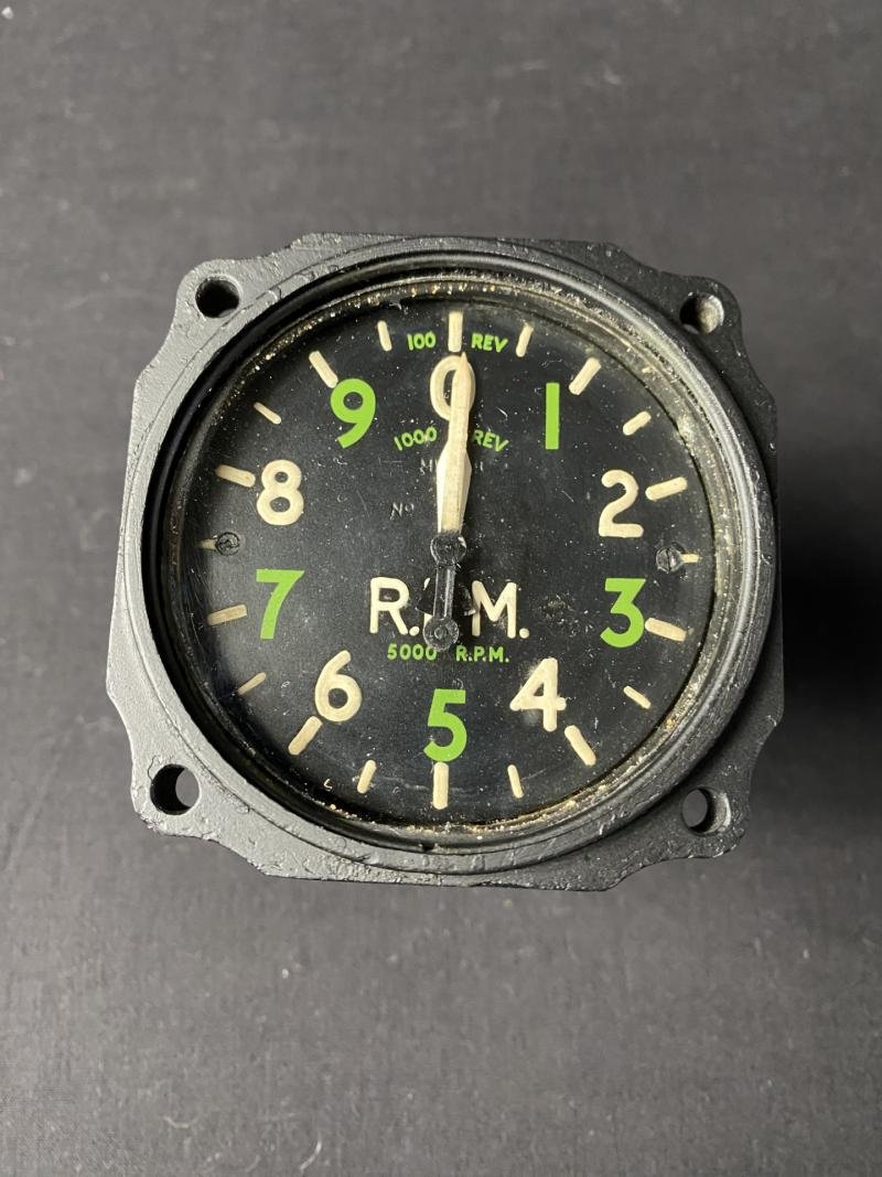 WW2 RAF TACHOMETER RPM INDICATOR MK.IVB GAUGE — image 2