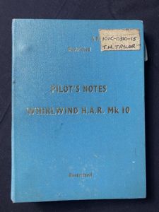 RAF PILOT'S NOTES WHIRLWIND H.A.R. MK.10