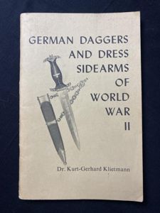 (Was £15) GERMAN DAGGERS AND DRESS SIDEARMS OF WORLD WAR …