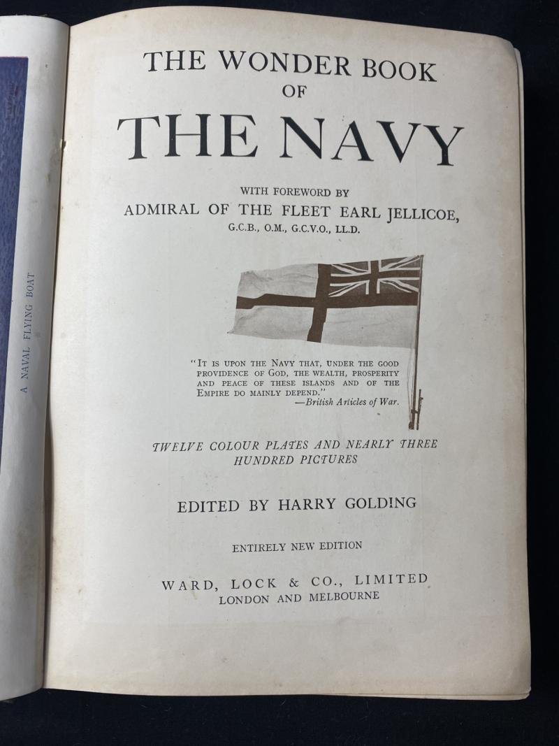 THE WONDER BOOK OF THE NAVY — image 2