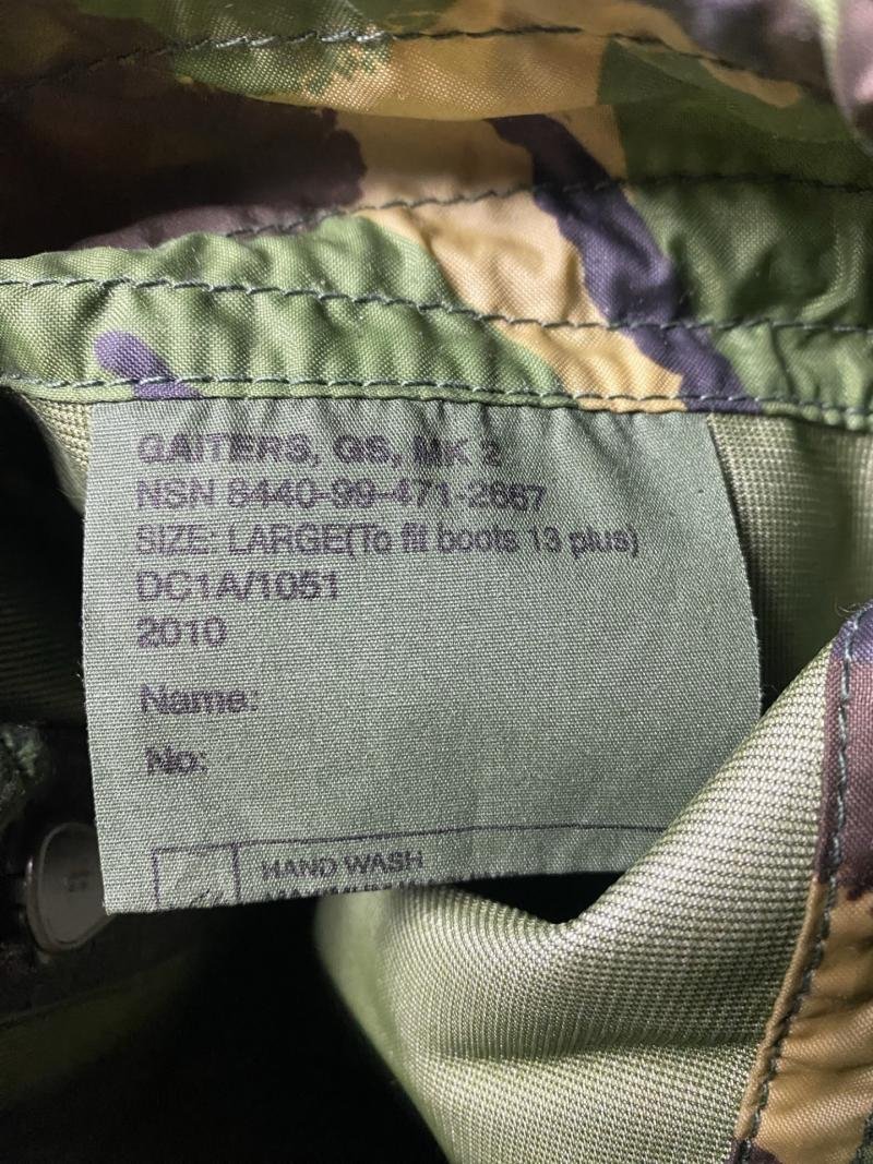 (Was £15) BRITISH DPM GS MK.2 GAITERS — image 3