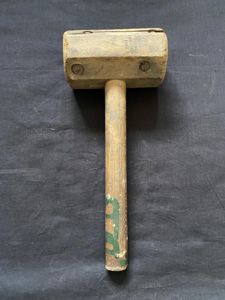 (Was £45) WW2 BRITISH MILITARY WOODEN MALLET