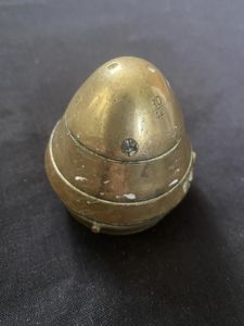 WW1 80/44 BRASS TIMED FUZE (INERT)