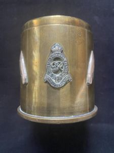 (Was £30) ROYAL HORSE ARTILLERY TRENCH ART SHELL CASE