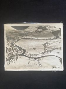 (was £10) PHOTO LIBERATOR SILHOUETTED AGAINST THE SNOW TO FEED …