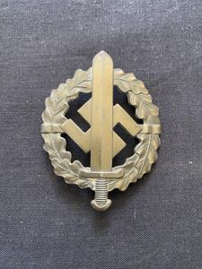 WW2 GERMAN SA SPORTS BADGE IN BRONZE