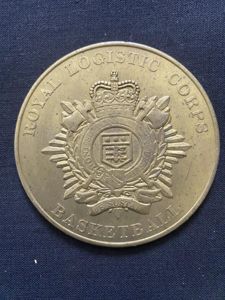 LARGE ROYAL LOGISTIC CORPS BASKETBALL COIN
