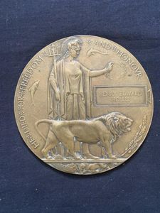 WW1 HENRY EDWARD HOLLIS DEATH PENNY