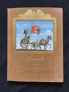 WW2 GERMAN KAMPF UM'S DRITTE REICH CIGARETTE CARDS BOOK