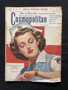(Was £75) WW2 1944 DATED COSMOPOLITAN MAGAZINE