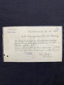 (WAS £20) WW2 GERMAN LETTER FROM SANDERLERMONS