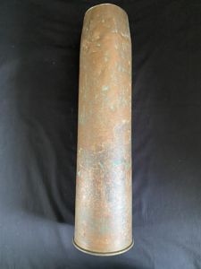 (Was £45) 120MM COPPER SHELL CASE (INERT)