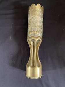 (Was £30) 75MM TRENCH ART SHELL CASE