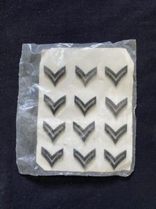 12 X U.S MILITARY RANK BADGES