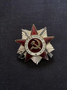 SOVIET ORDER OF THE PATRIOTIC WAR BADGE