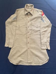 (Was £60) WW2 USMC 4TH MARINE DIVISION WOOL SHIRT (MALONEY)