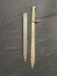 WW1 GERMAN S98 SAWBACK BUTCHER BAYONET