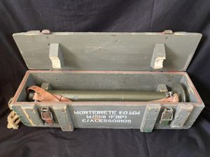 DEACTIVATED FBP M968 60MM MORTAR IN CRATE