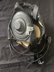 (Was £45) RUSSIAN PILOT LEATHER SUMMER HELMET