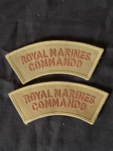 ROYAL MARINES COMMANDO SHOULDER PATCHES
