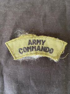 ARMY COMMANDO SHOULDER PATCH