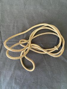 WW2 BRITISH WEBLEY LEATHER LANYARD