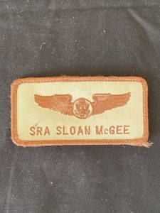 AIRFORCE NAME PATCH
