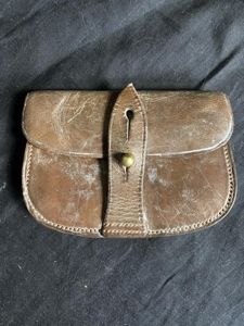 (Was £40) WW1 BRITISH OFFICER'S SAM BROWNE AMMO POUCH