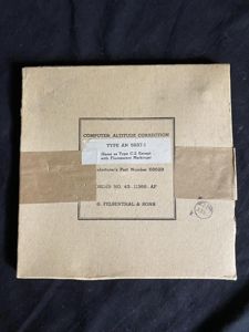 WW2 U.S ALTITUDE CORRECTION COMPUTER IN BOX