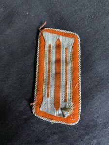 WW2 GERMAN GENDARMERIE POLICE COLLAR TAB