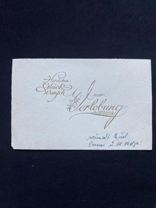 (WAS £15) WW2 GERMAN ANNIVERSARY CONGRATULATIONS CARD