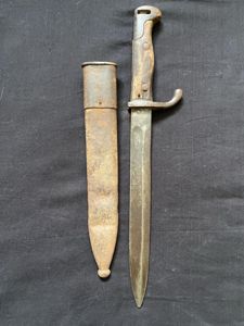 WW1 GERMAN SHORTENED BUTCHERS BAYONET