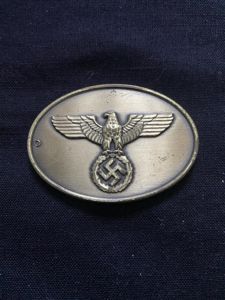 (Was £15) REPRODUCTION WW2 GERMAN STAATLICHE KRIMINALPOLIZEI WARRANT DISC