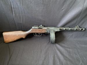 DEACTIVATED RUSSIAN/SOVIET PPSH41 SUBMACHINE GUN (MATCHING) (EU DEACTIVATION)