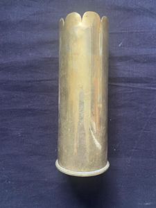 (Was £15) 1916 DATED SP252 TRENCH ART SHELL CASE