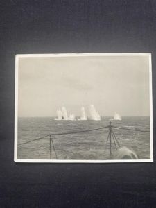 PHOTOGRAPH OF A U-BOAT BEING DESTROYED