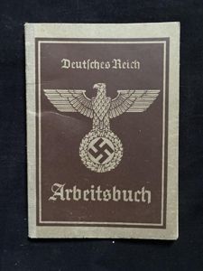 WW2 GERMAN ARBEITSBUCH