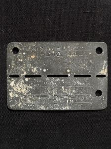 WW2 GERMAN POW STALAG VIII DOG TAG